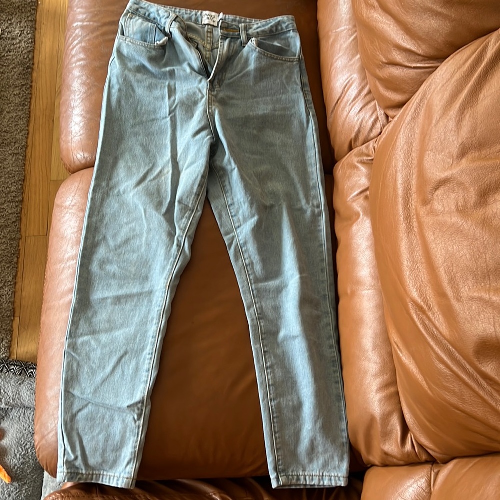 Princess Polly jeans with butt rip